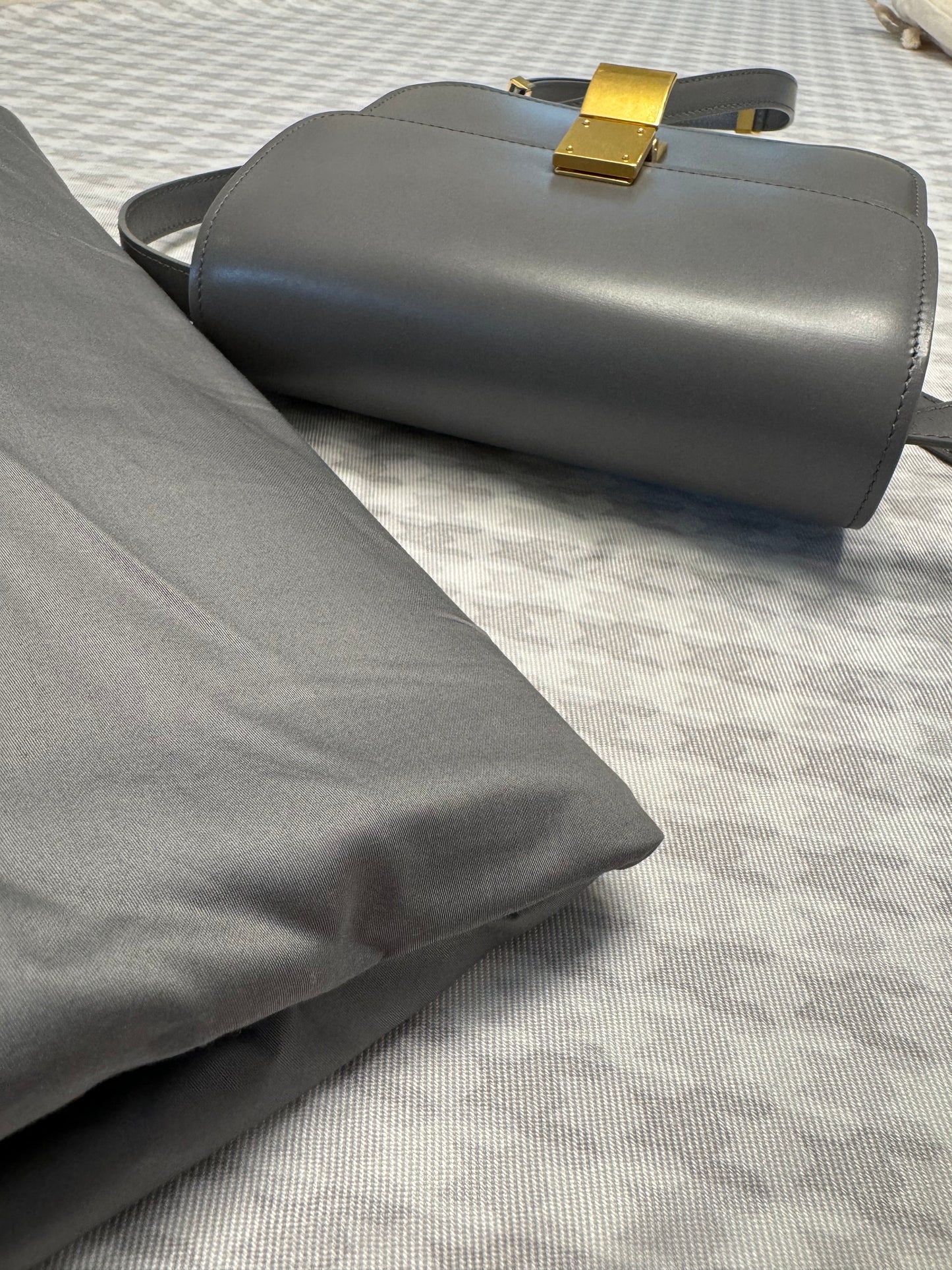 Cement Gray Long Staple Cotton Sateen Duvet Cover & Bed Sheet Set